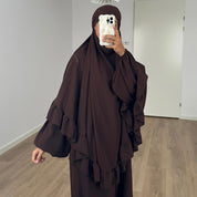 KHIMAR SET BROWN