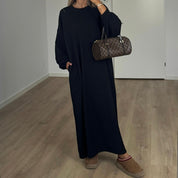 SWEATER DRESS BLACK