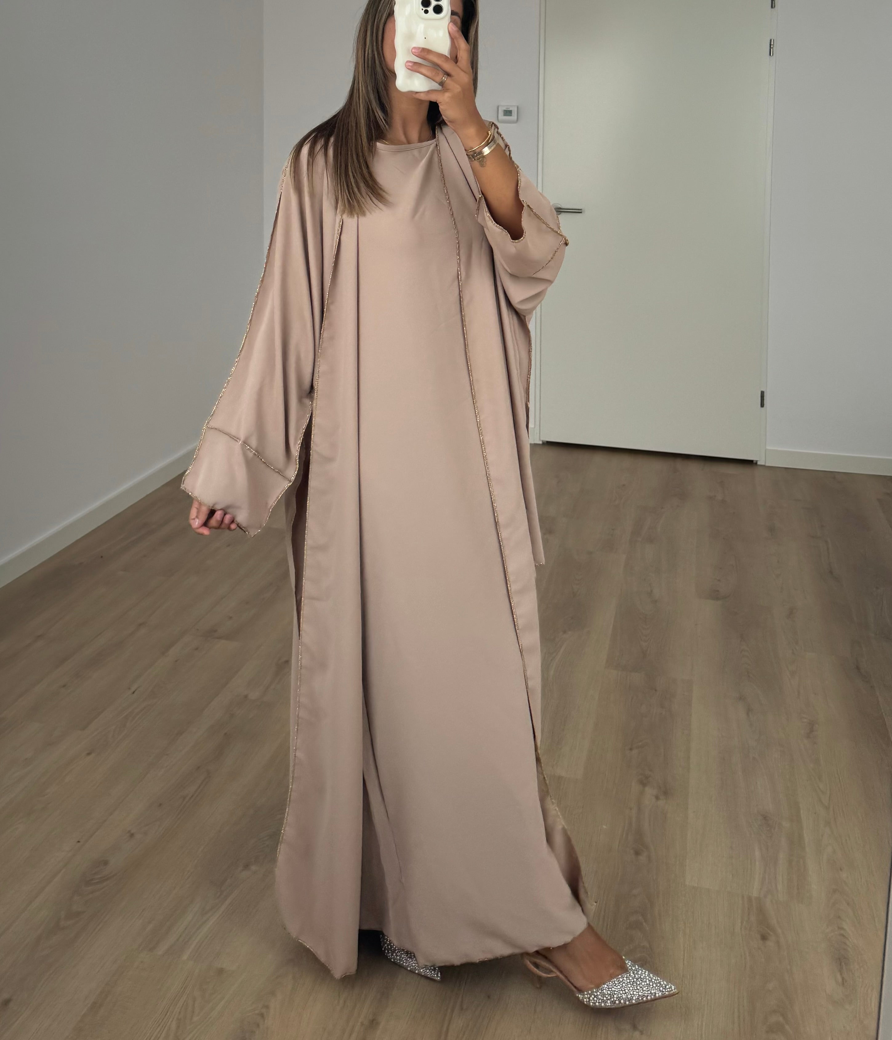 ABAYA GOLD TAUPE