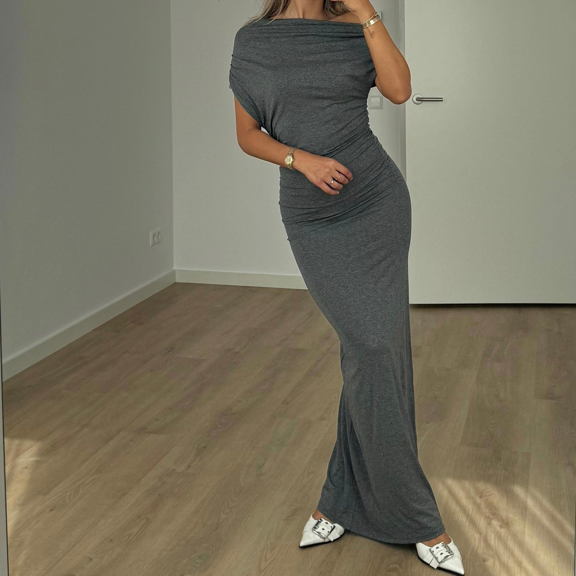 DRESS IMI GREY