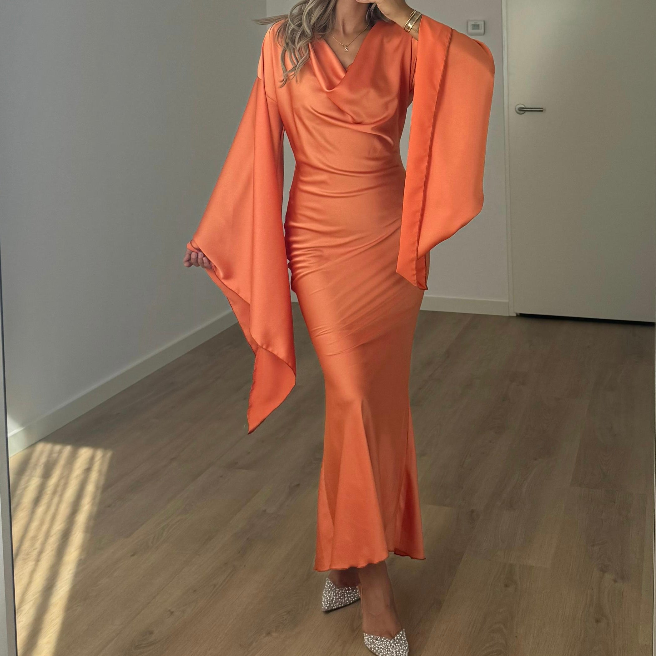 NOVI DRESS ORANGE