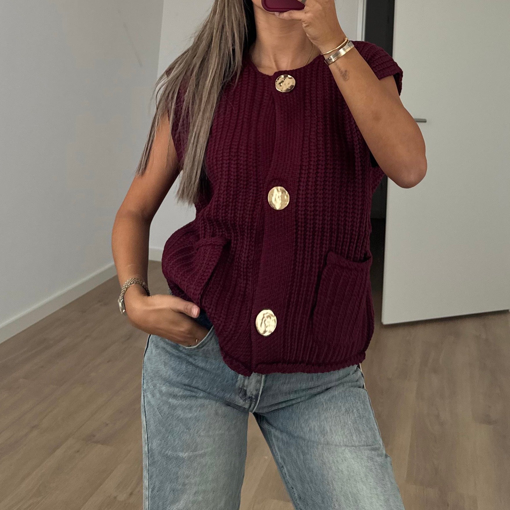 GILET BORDO