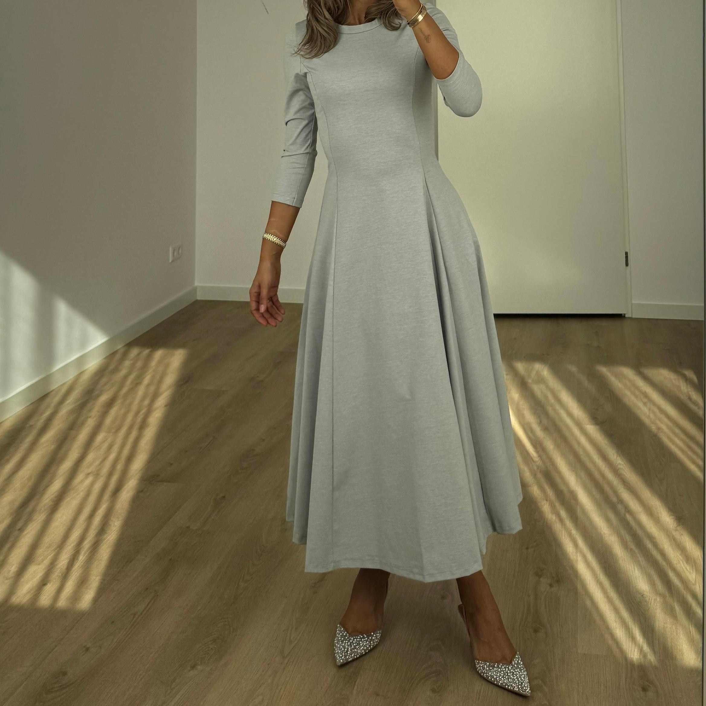 DRESS DIYA GREY