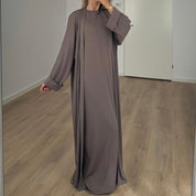 JERSEY ABAYA TAUPE