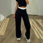 PANTALON WITH SHORT LOOK