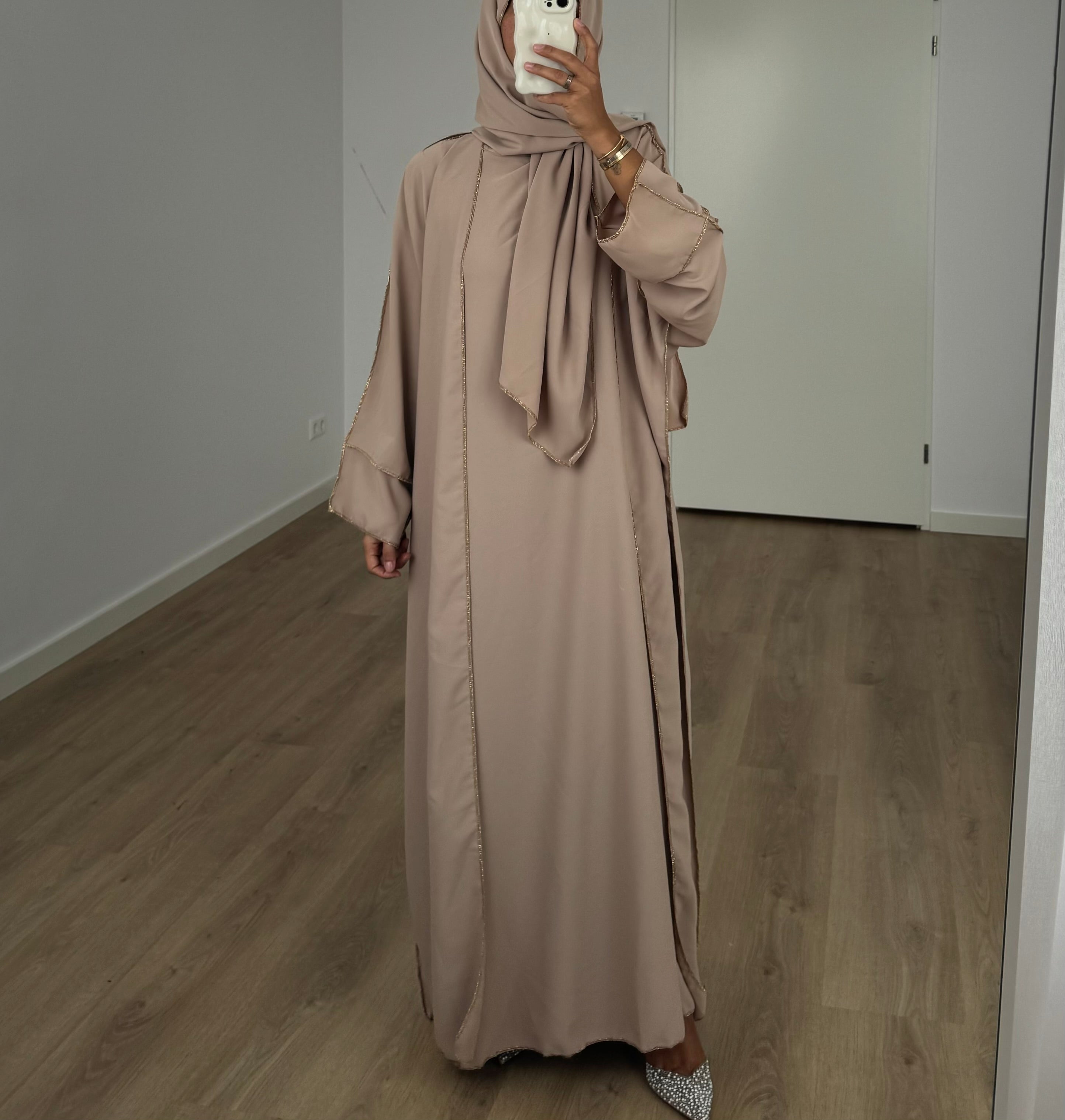 ABAYA GOLD TAUPE