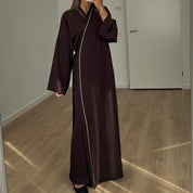 DRESS BASMAH BROWN