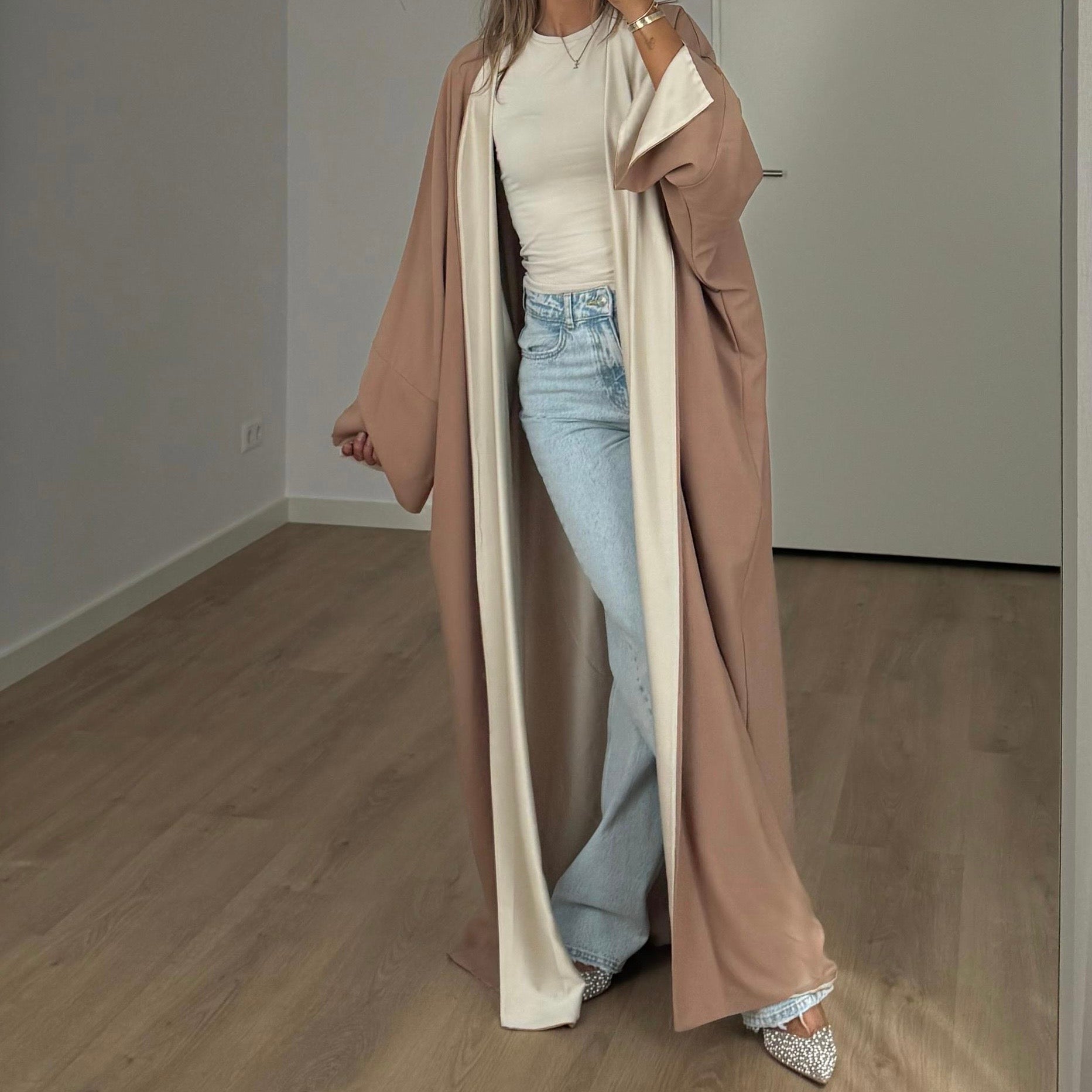 2-TONED ABAYA SAND