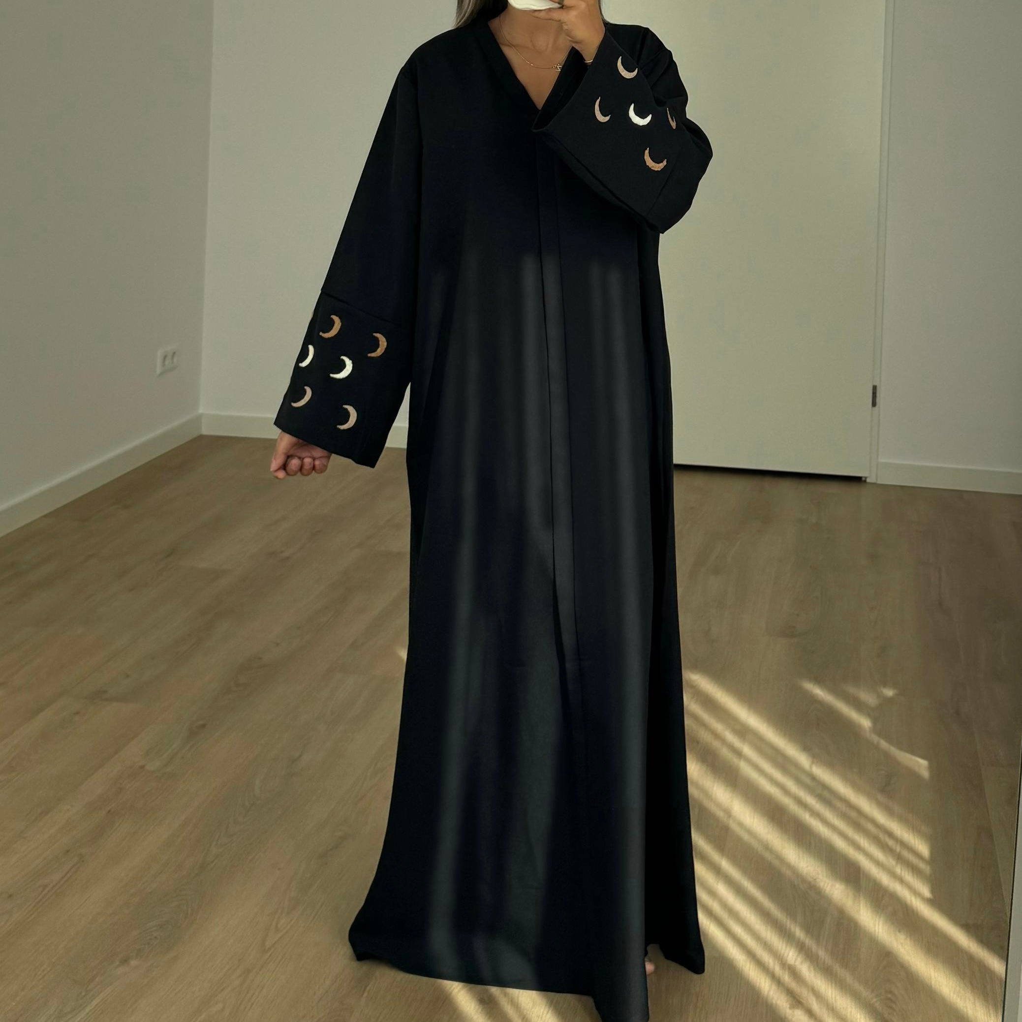 ABAYA MOON BLACK – LOEVFIT